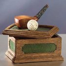 31566 Golf Club and Ball Desk Box