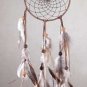 31683 Leather, Feather, and Bead Windcatcher