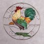 31697 Rooster Suncatcher Plaque