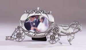 31821 Pewter Married Carriage Frame