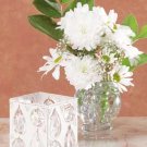 32010 Metal Candleholder with Glass Crystals