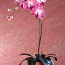 32076 Fabric Fuschia Orchid in Pot