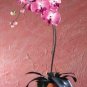 32076 Fabric Fuschia Orchid in Pot