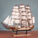 32223 Wood Model Schooner on Base