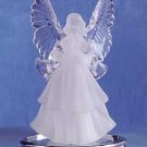 32244 Frosted Angel with Multicolor Light