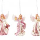32376 Angel Xmas Ornaments Set of 3