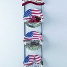 32382 4pc Americana Plate and Rack