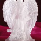32385 Frosted Guardian Angel with Multicolor Light