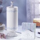 33138 Distressed White Napkin and Towel Holders