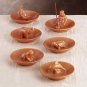 33148 1-Dozen Terra Cotta Incense Holders (Retail - 5.95ea.)