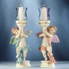 33225 Cherub Votive Holders Pair