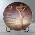 33243 Porcelain Patchwork Crucifixion Plate