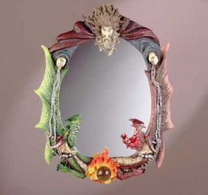 33562 Wizard and Dragons Wall Mirror