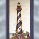 33598 Metal Lighthouse Plaque
