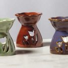 33646 3 Porcelain Tulip Oil Warmers (Retail - 4.99ea.)