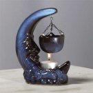 33652 Glazed Porcelain Moon Oil Warmer