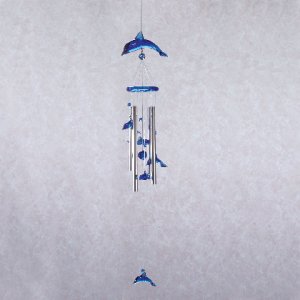 33653 Acrylic Dolphins Wind Chimes