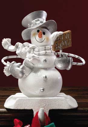 33747 Snowman Stocking Holder