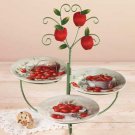 33765 Apple Plate Serving Set