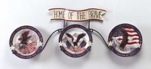 33766 Eagle and Flag Plate Set