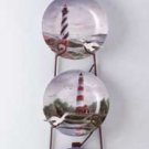 33768 Porcelain Lighthouse Plates Set