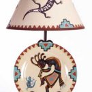 33771 Kokopelli Plate and Lamp Set