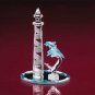 33919 Glass Lighthouse and Dolphins