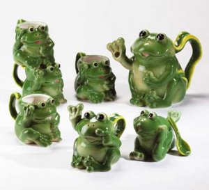 34055 Frog Tea Set