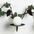 34137 Metal Grapevine Wall Candle Holder