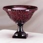 34162 Red Glass Mosaic Bowl