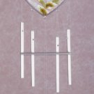 34217 Victorian Rose Heart-Shaped Wind Chime