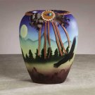 34236 Ceramic Southwest Eagle Vase