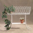 34263 Metal Basket Plant Stand