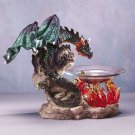 34304 Dragon and Flames Oil Warmer