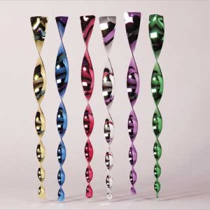 34357 6 Metallic Twirlers (Retail - 4.99ea)