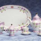 34502 Lavender Floral Mini Tea Set