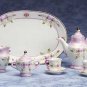 34502 Lavender Floral Mini Tea Set