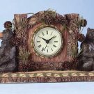34614 Bear and Pine Cone Desk Clock