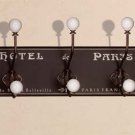 34631 Hotel de Paris Wood Coat Hanger