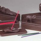 34636 PK 4 Buddha Design Terra Cotta Incense Boxes (Retail - 9.95ea)