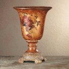 34696 Ceramic Antique-Finish Rose Vase