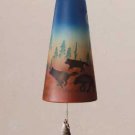 34740 Wolf Design Ceramic Bell