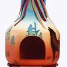 34741 Wolf Design Chimenea Candle Holder