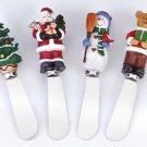 34844 Holiday Design Cheese Spreaders