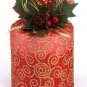 34878 Red Christmas Candle in Pouch