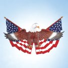 35030 Eagle On Flag Wall Plaque
