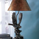35033 Eagle On Branch Lamp