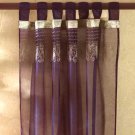 35025 Gold Embroidered Purple Curtain