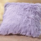 35046 Lavender Faux Fur Pillow - 17"