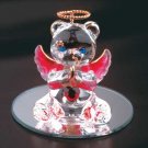 35067 January Glass Angel Bear